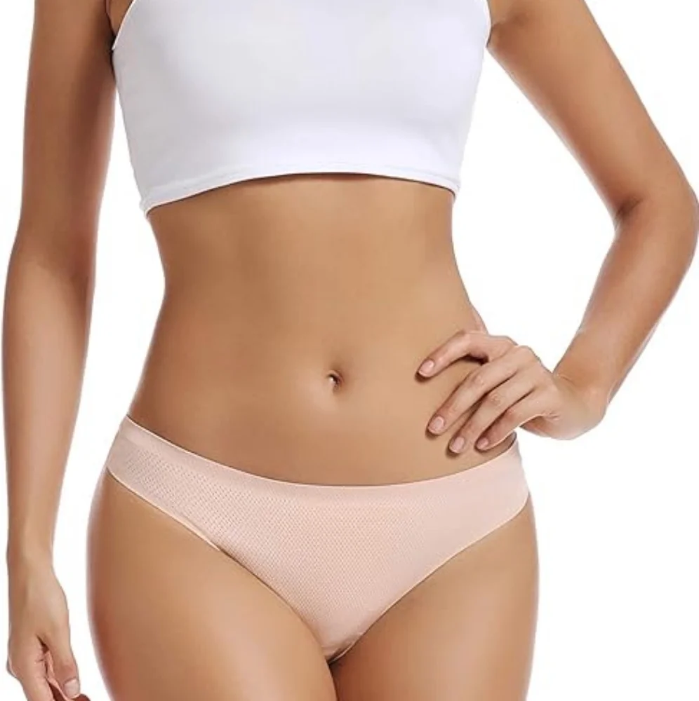 voenxe Seamless Women Underwear Thongs Ladies XS NWT 5 Pack New